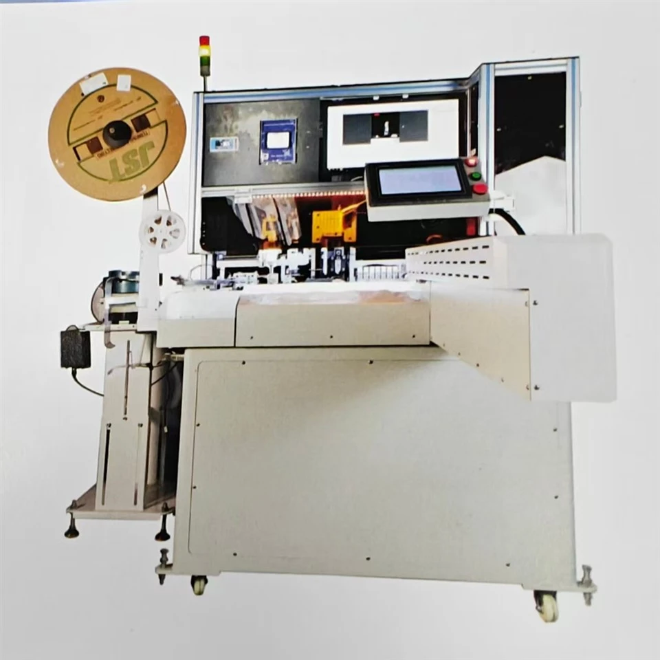 Fully automatic single-crimping, single-threading tin dipping and housing insert machine